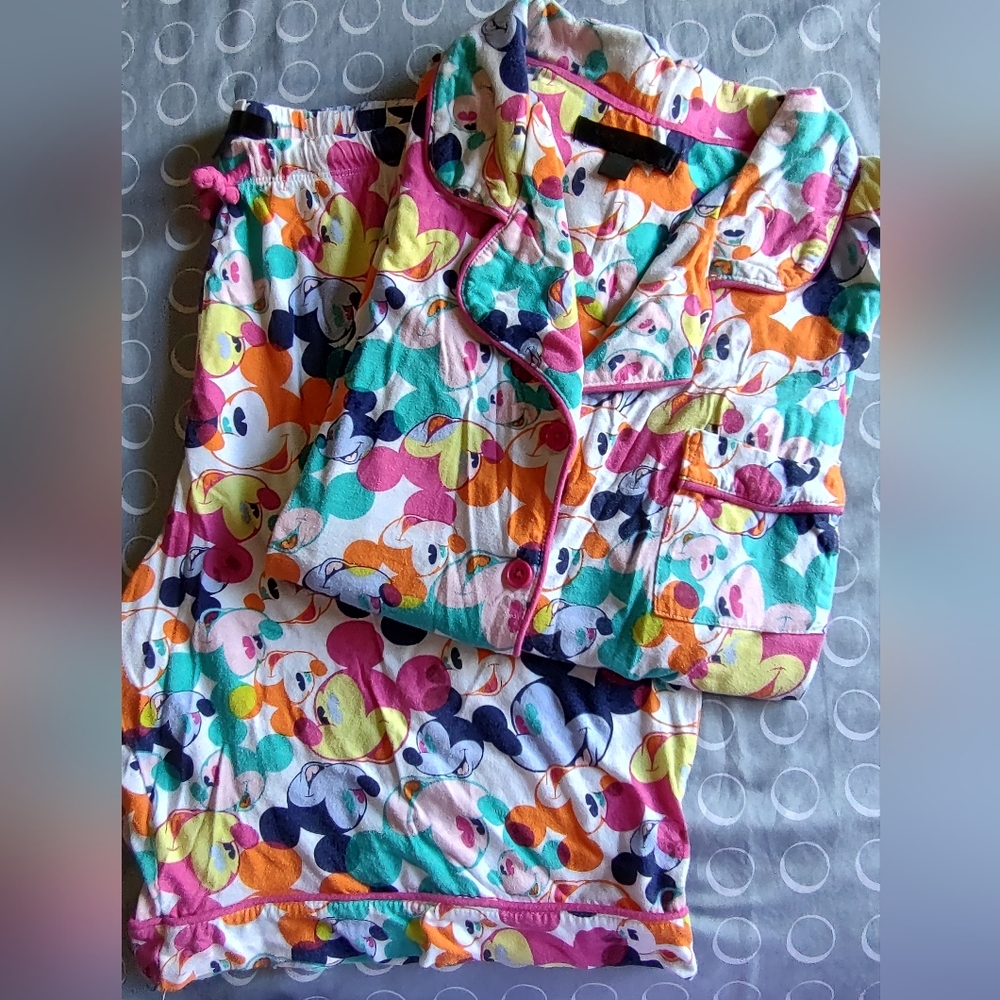 Disney Luxe Mickey Mouse Pajama Set XXL